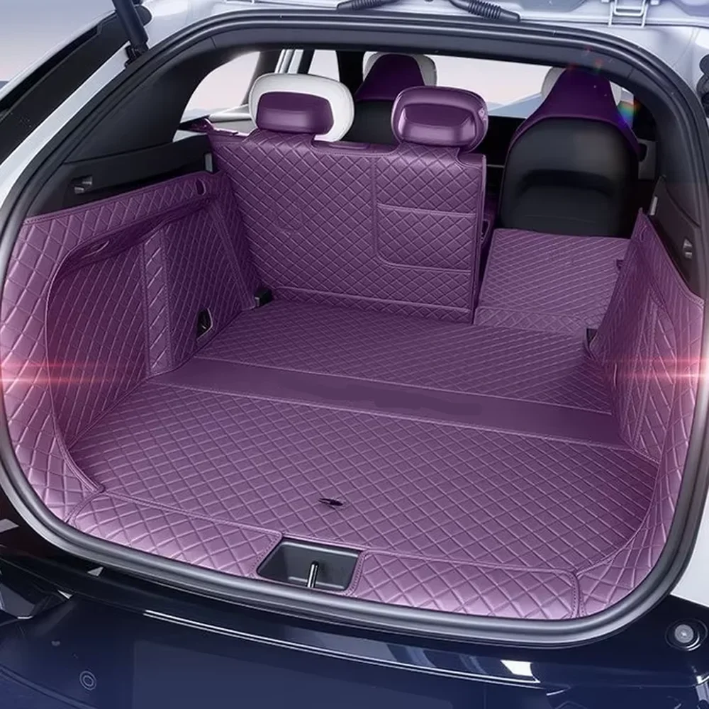Car Accessories For Mazda EZ-60 CX-6e J90K 2025-2027 Car Trunk Mat Scratch Prevention leather Boot Cover Tray Interior Protector