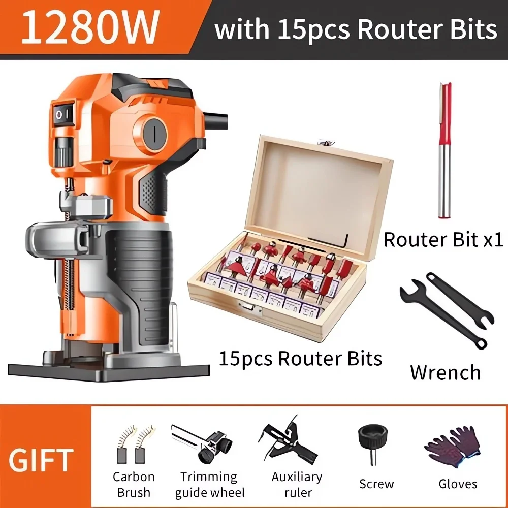 Laminating Cutting Machine Woodworking Groove Milling Machine 220V Trimmer Electric Polisher Machine