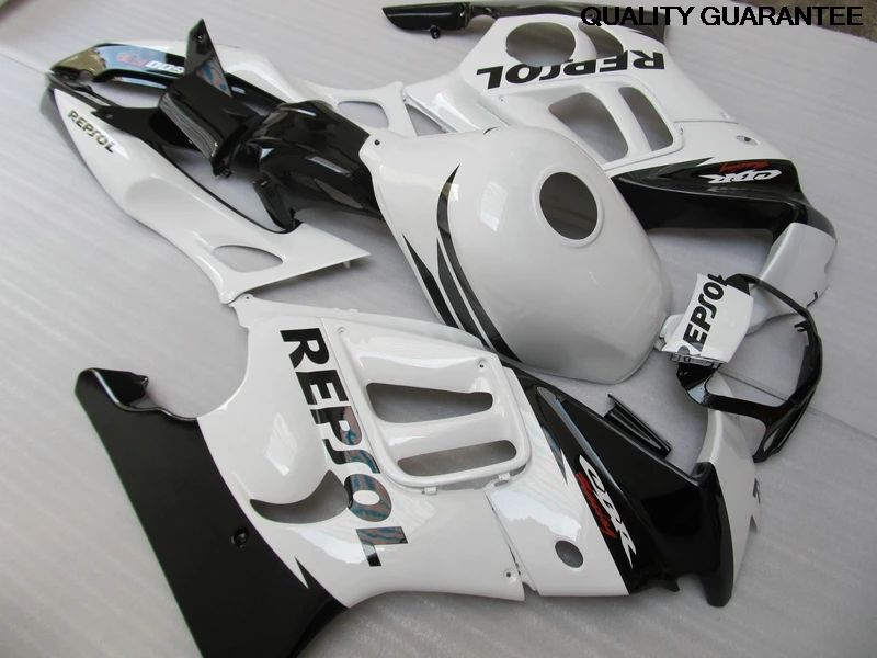Комплект пластиковых обтекателей для Honda CBR600 F3 97, комплект белых и черных обтекателей CBR600 F3 1997 1998 MD15