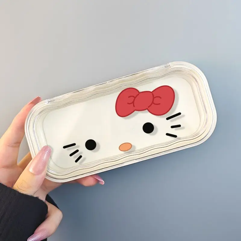 

Cute Sanrio Hello Kitty Glasses Storage Box Anime Kawaii Anime Pochacco Cartoon Girls Sweet Sunglasses Protective Case Gifts