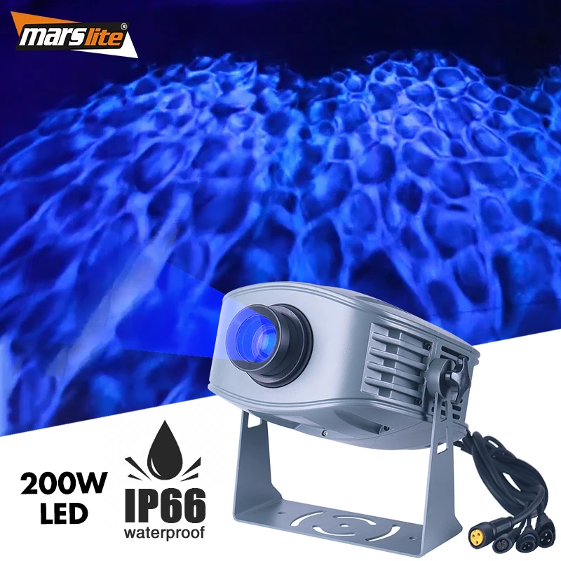 

New Product Waterproof Outdoor IP66 200w Water Wave Projector Light for Outdoor Stage Effect