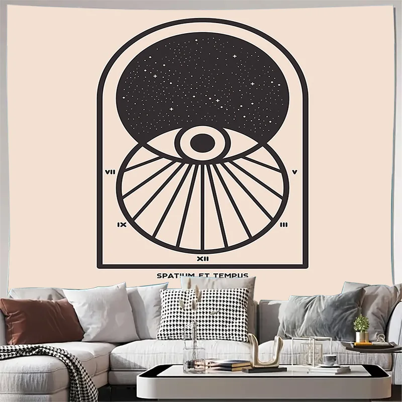 

Настенный гобелен в стиле бохо,Небесный декор в виде луны,Мистическая галактика, гобелен, тканый настенный гобелен, эстетический декор для комнаты, тройное искусство, домашний текстиль, фестиваль