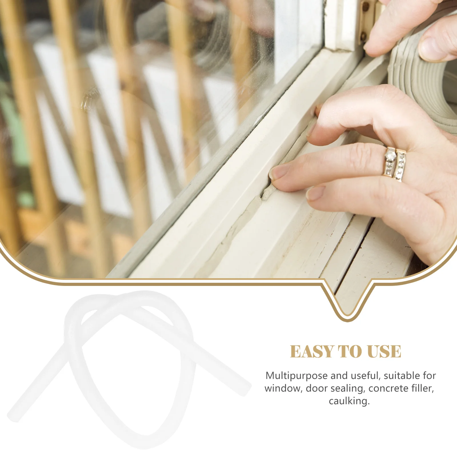 

Gap Filler Foam Backer Rod Caulking Seal Strip Door Window Sealing Multipurpose Flexible Convenient Exquisite Workmanship