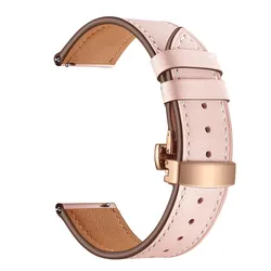 20mm/22mm Watch band For Amazfit GTS/2/2e/3/GTS2 Mini/GTR 4/GTR2/3/stratos Leather Watch Bracelet correa Amazfit bip 6 5 straps