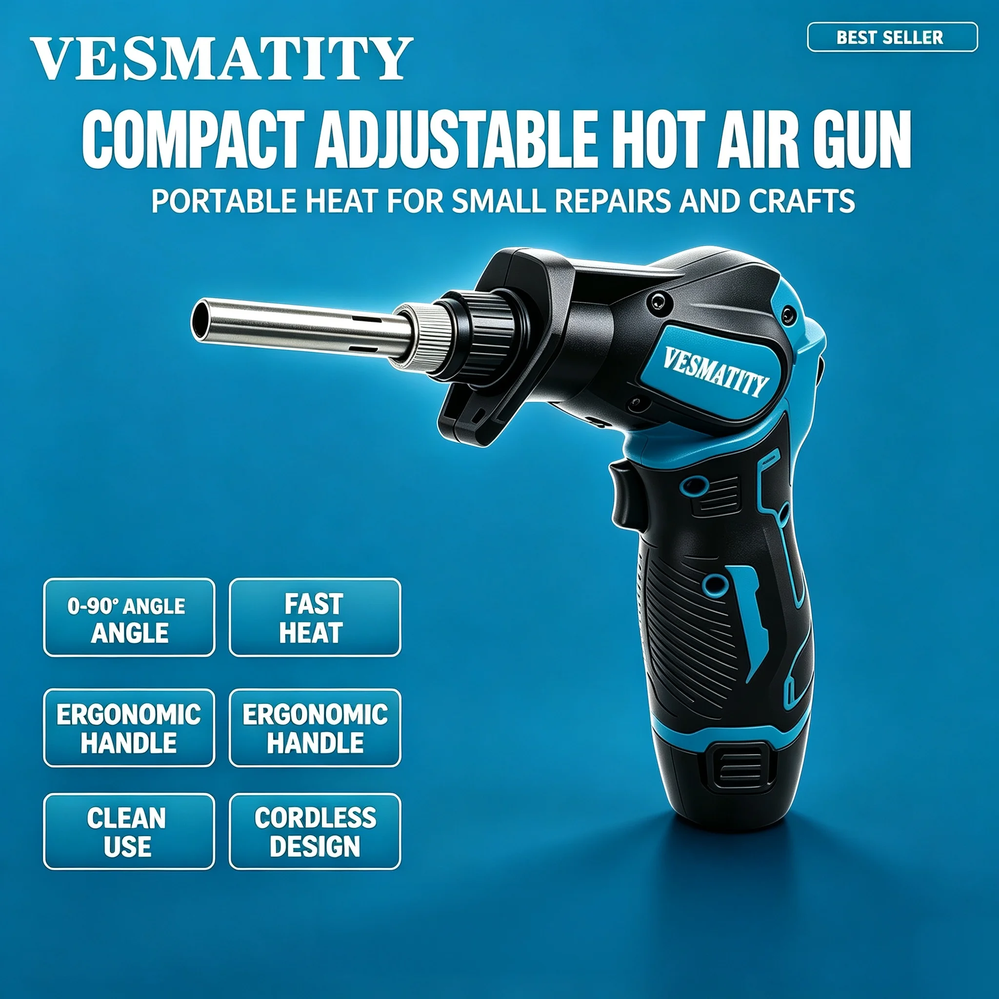 12V Cordless Soldering Iron 25W 0-400℃ Constant-Temperature Lithium-Ion Powered Electric Welding Gun with Battery & Charger