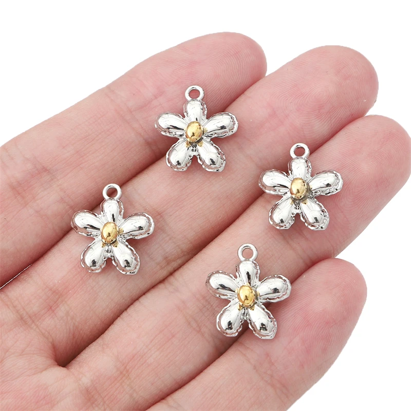 2pc Metal Charm Star Moon Heart Butterfly Flower Bow Shapes Pendant for Necklace Bracelet Earring DIY Jewelry Making Supply image 5