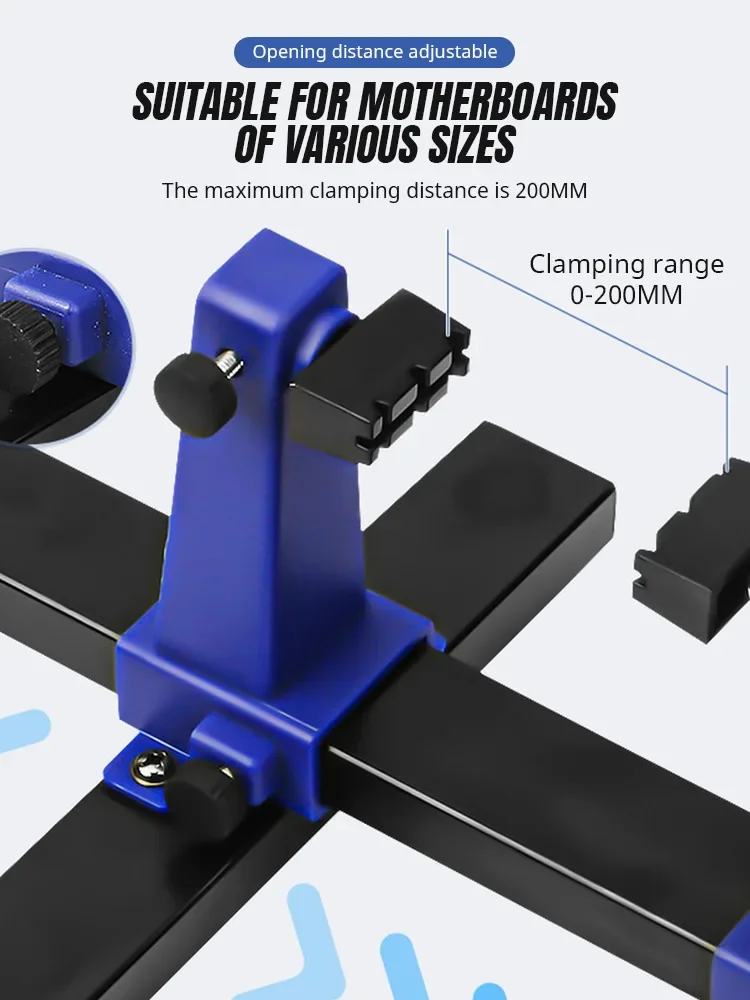 Adjustable MotherBoard PCB Holder 360 ° Rotation Printed Circuit Board Jig Soldering lron Assembly Stand Clamp Repair Tools
