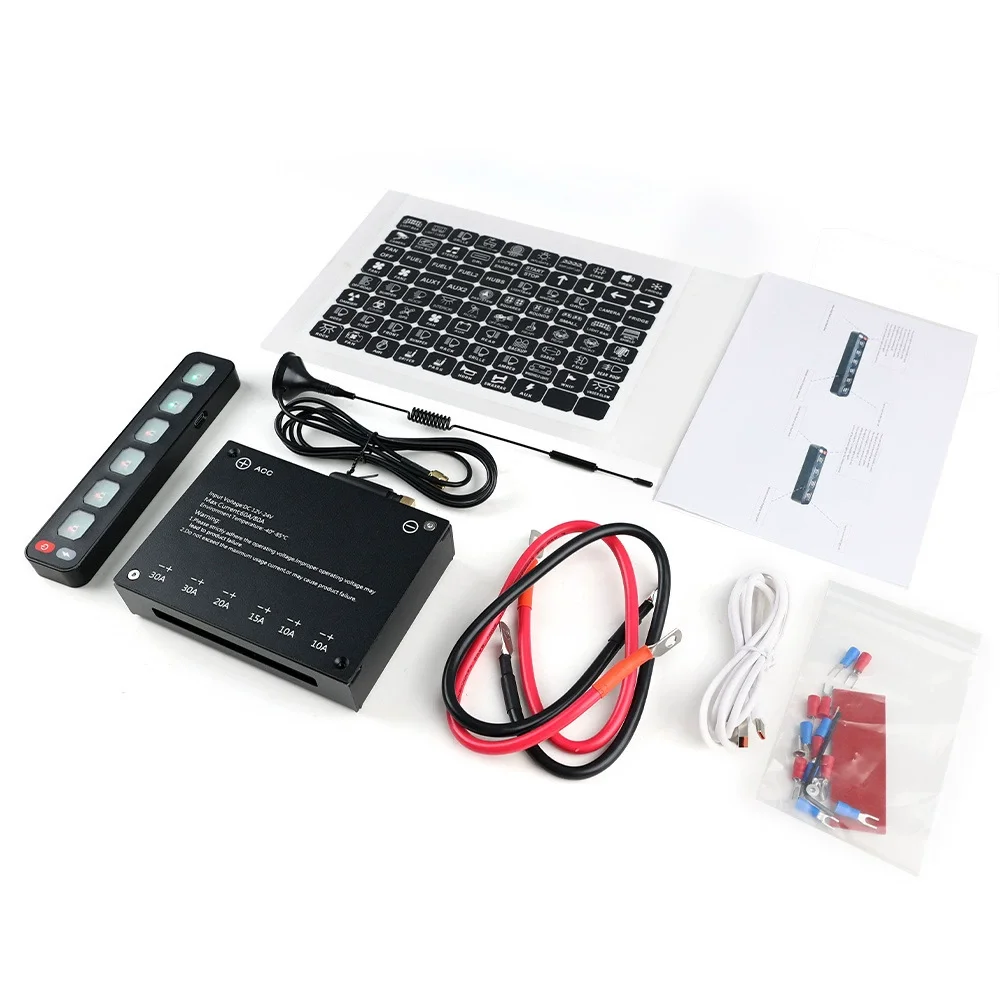 

off Road Vehicle 6-Key Control Panel 6-Way Switch Car Spotlight Modification - Automotive Accessory