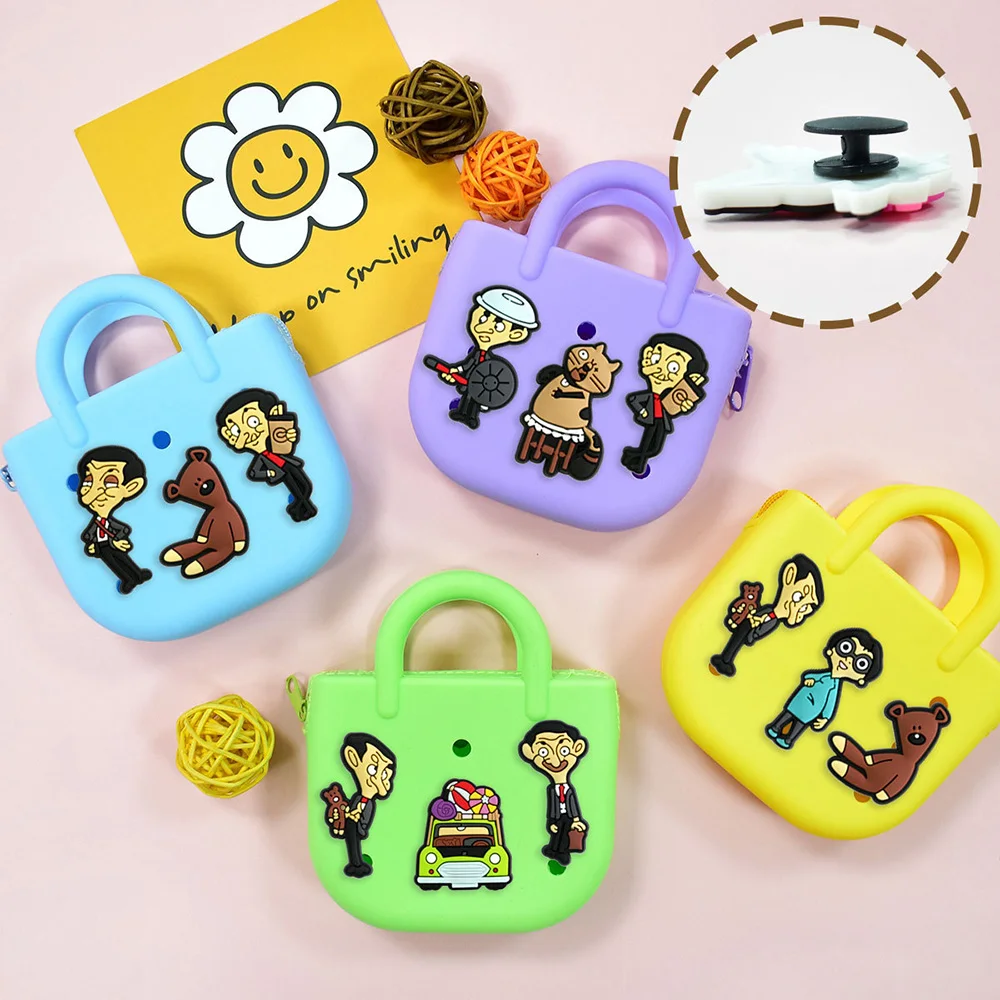 1-9 pezzi MINISO Anime Pendenti e Ciondoli per scarpe Accessori per Classico Clog Sandalo Backapck Cassa del telefono Decorazione della scarpa Fibbia Regali di Natale per bambini