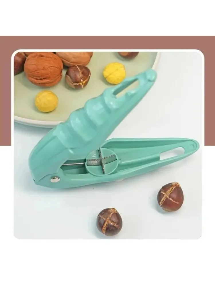 Coupe-noix multifonctionnel en acier inoxydable, Machine à clipser les casse-noisette, outil d'ouverture des noix, décortiqueur en acier