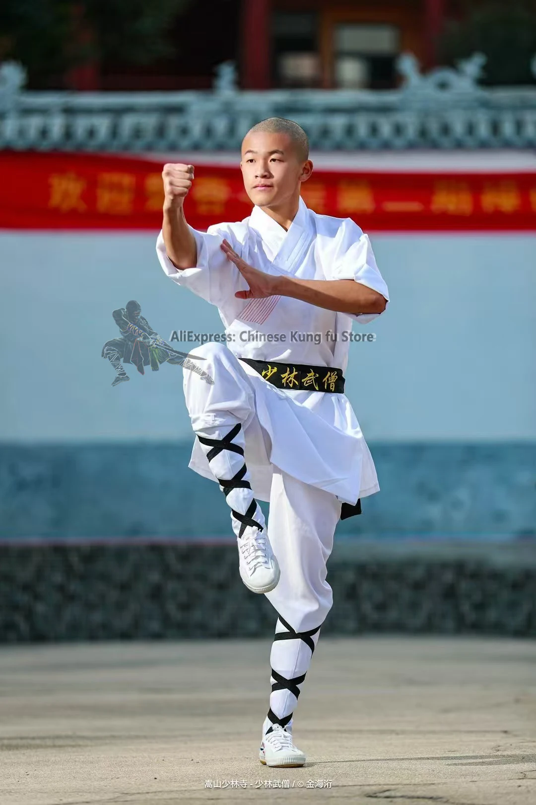 

Белый полиэстер Шаолиньский монах, костюм кунг-фу, боевые искусства, тай-чи, Вин Чун, даосская униформа