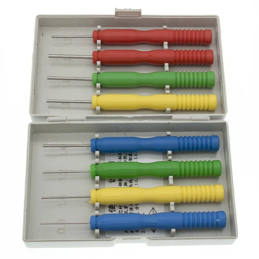 Herramienta de desoldar agujas huecas componentes electrónicos acero inoxidable 8 unids/lote