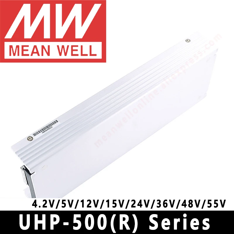 Mean Well UHP-500 Series 500W Led display Power Supply Meanwell UHP-500R-4.2V/5V/12V/15V/24V/36V/48V/55V PFC/Redundant function