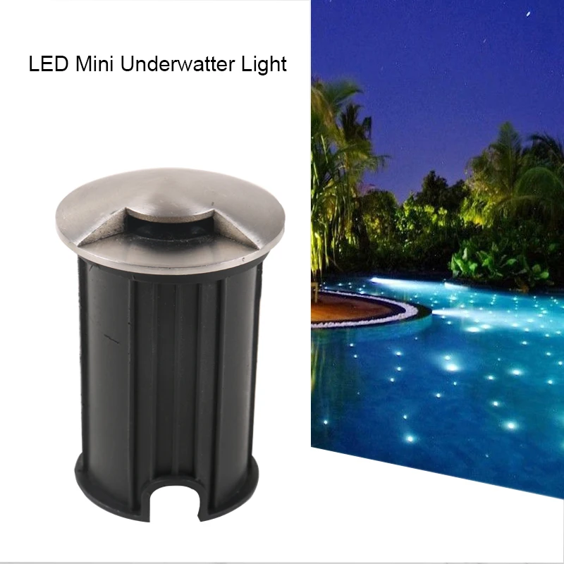 

ABS Underground Deck Light Buried Lamp Mini Landscape Waterproof Mini 1W Stainless Steel Uplight