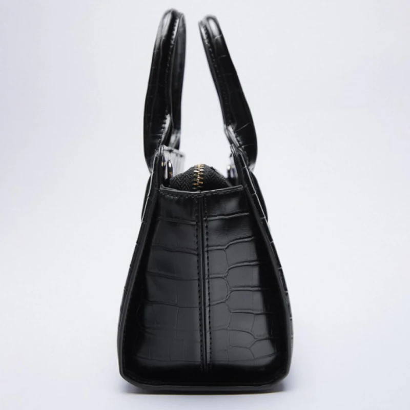 Luxury Alligator Pattern Women Handbag Designer Lady Shoulder Bag Small Square Bag Leisure Crossbody Bag