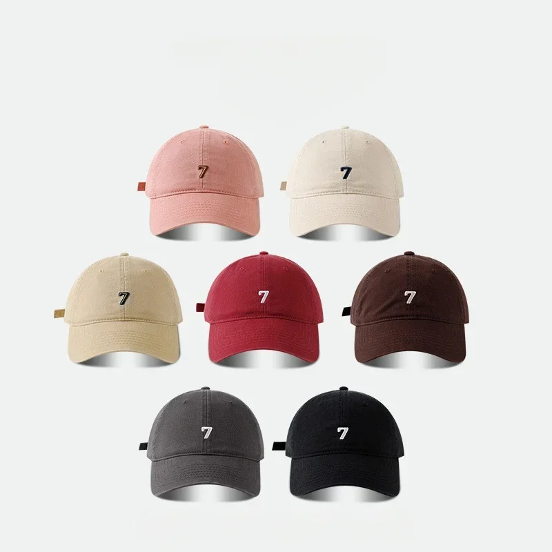 2024 Autumn 55-58cm Baseball Caps Man Women Summer Popular Sport Hats Ladies Soft Cotton Sun Cap Big Head Wholesale