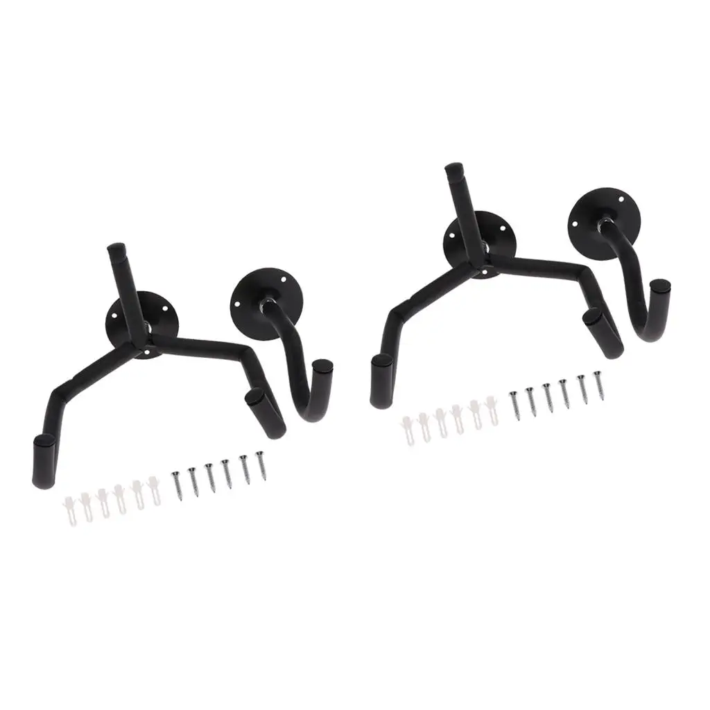 

2x Guitar Wall Mount Hanger Horizontal for Shop Exhibition Music