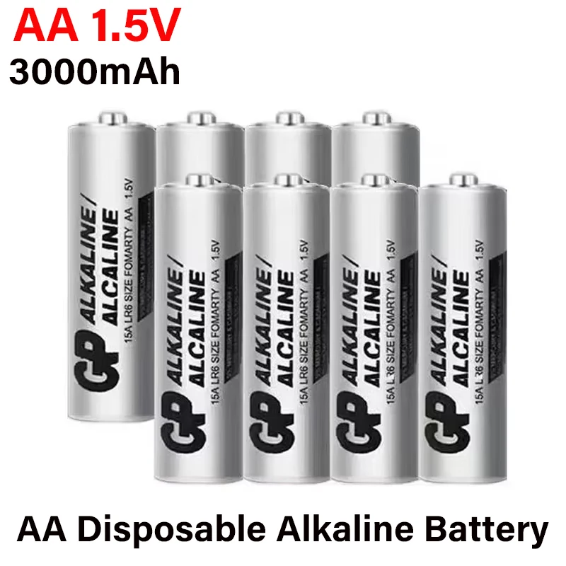 4PCS AA alkaline batteries 3000mAh LR6 15A for electric toothbrushes, toys, alarm clocks, keyboards, mice, shavers and Walkmans