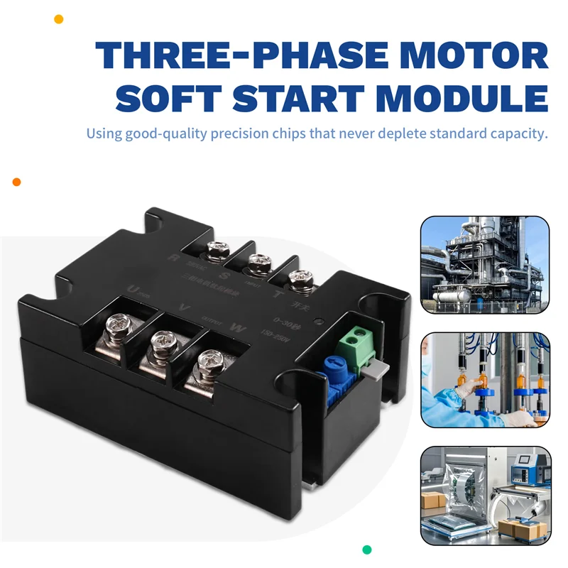 

Модуль плавного пуска с самым трехфазным двигателем Шкаф плавного пуска Плавная остановка Медленный запуск Онлайн понижающий плавный стартер 30WA-R1 3 кВт