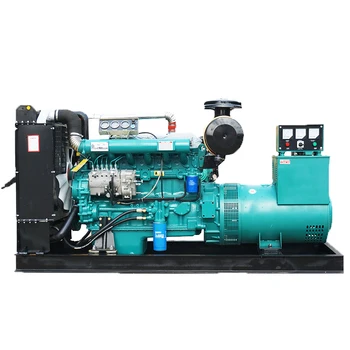 Portable 150Kw Diesel Generator Set Open Frame Silent 50Hz Frequency Engine 1500RPM Brushless Three-Phase