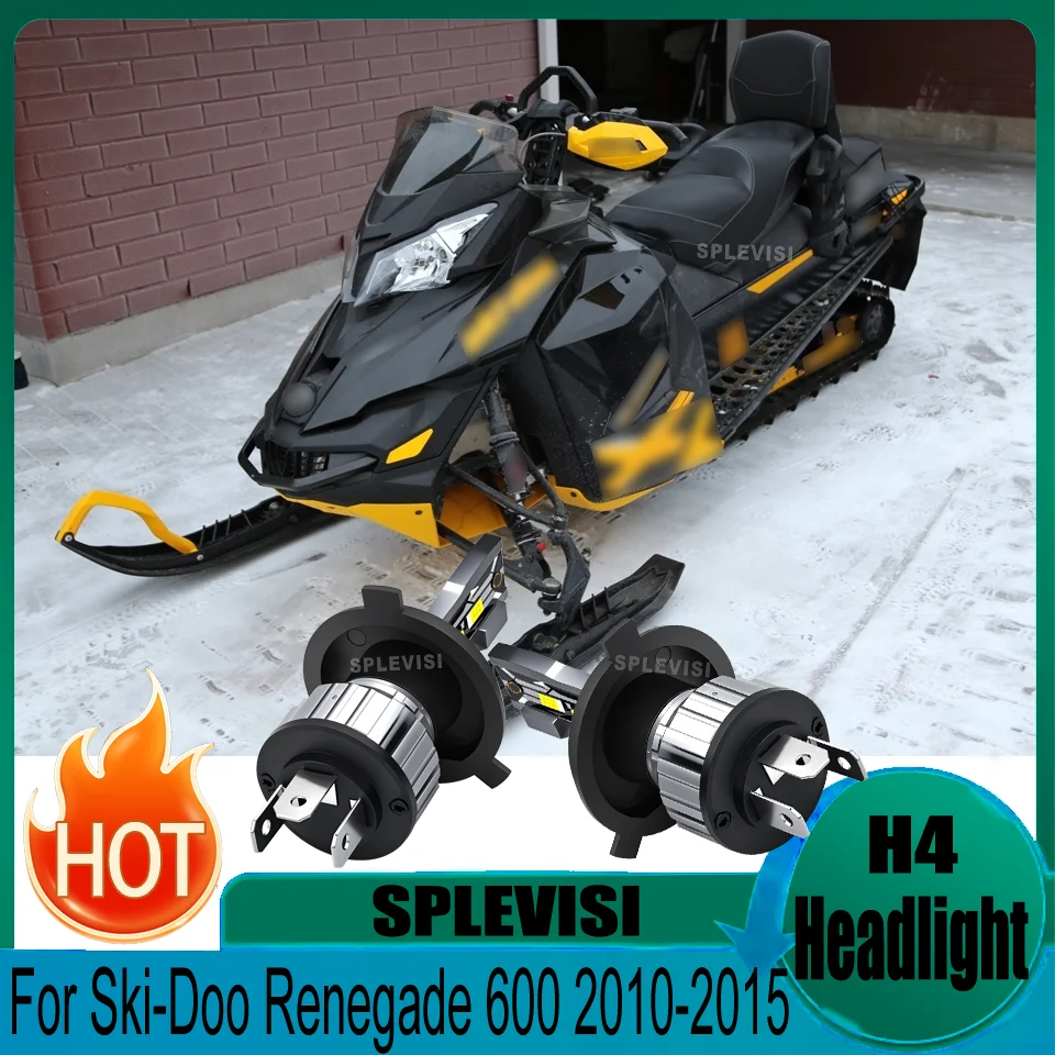 

3 Year Hassle-Free Warranty h4 motorcycle headlight Clear Night Vision For Ski-Doo Renegade 600 2010 2011 2012 2013 2014 2015