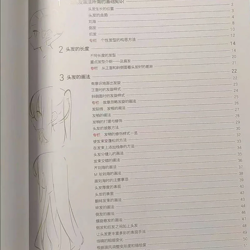 Paryi Anime Hair Drawing Tutorial Book Manga Art Skills Book for Beginner Artist Clip Studio Paint Brushes Included