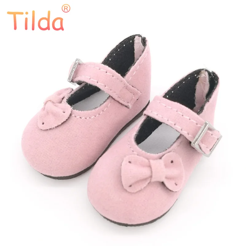 Tilda 5.6cm Mini Shoes For Paola Reina Doll,Fashion Mini Toy Shoes for Mia 1/4 Cute Doll Footwear Shoes Accessories for Dolls