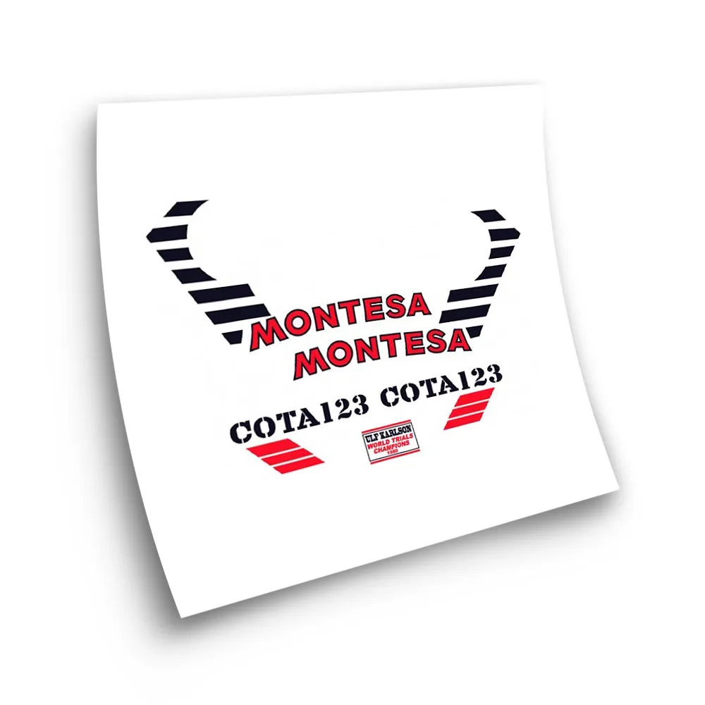 Set of Classic Motorbike compatible stickers  MONTESA Cota 247 TRAIL