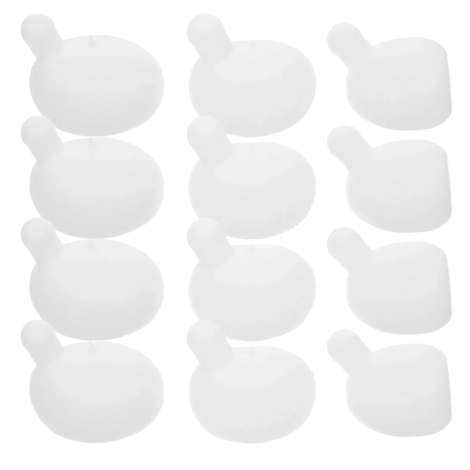 

12Pcs Bubble Insert Silicone Replacement for Crochet Press Ball DIY Squeeze Ball Repair Press Bubble Insert Replacement