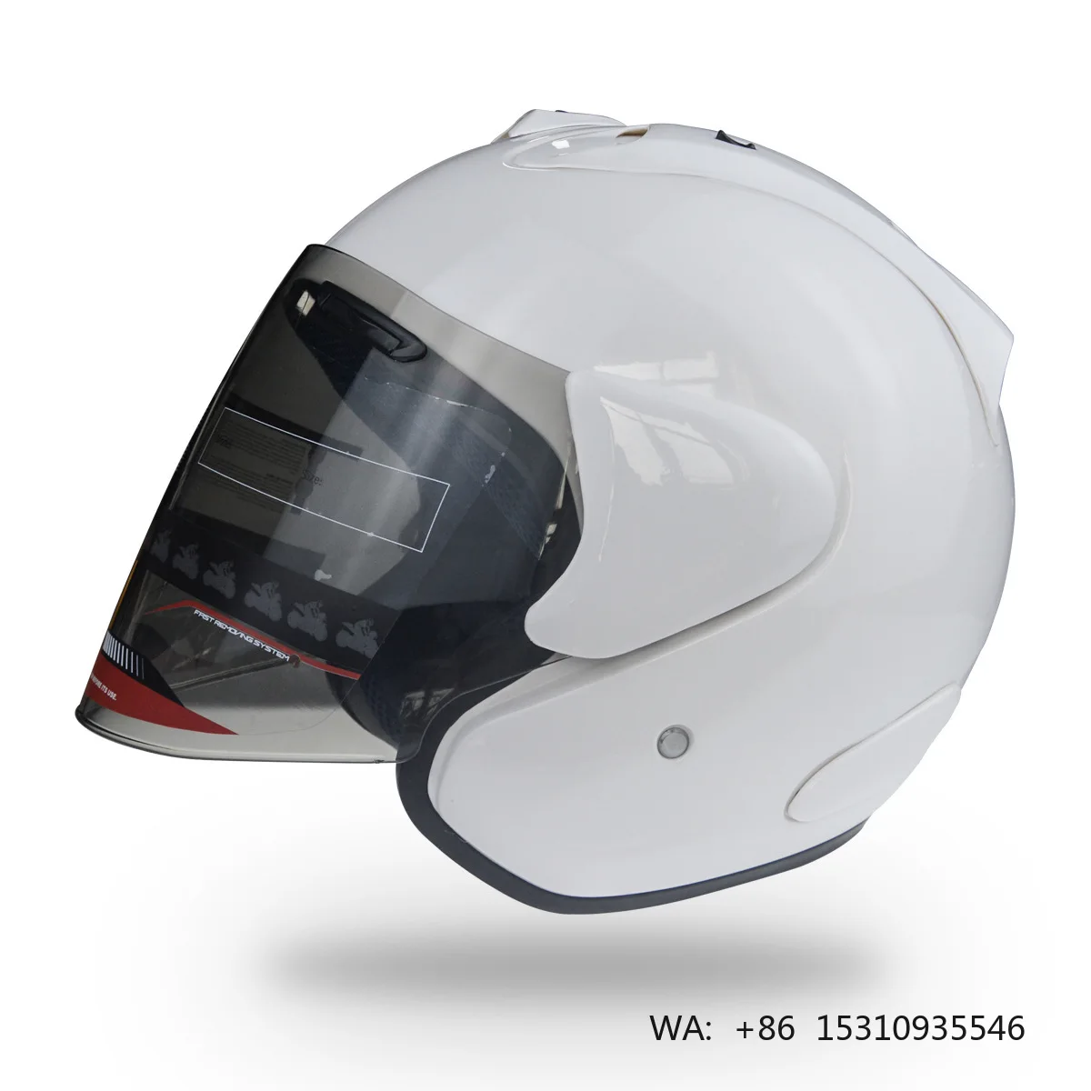 

Half Face Motorcycle Helmet DOT Certified with Advanced Channeled Ventilation for Cooling Airflow Dual Visor ABS