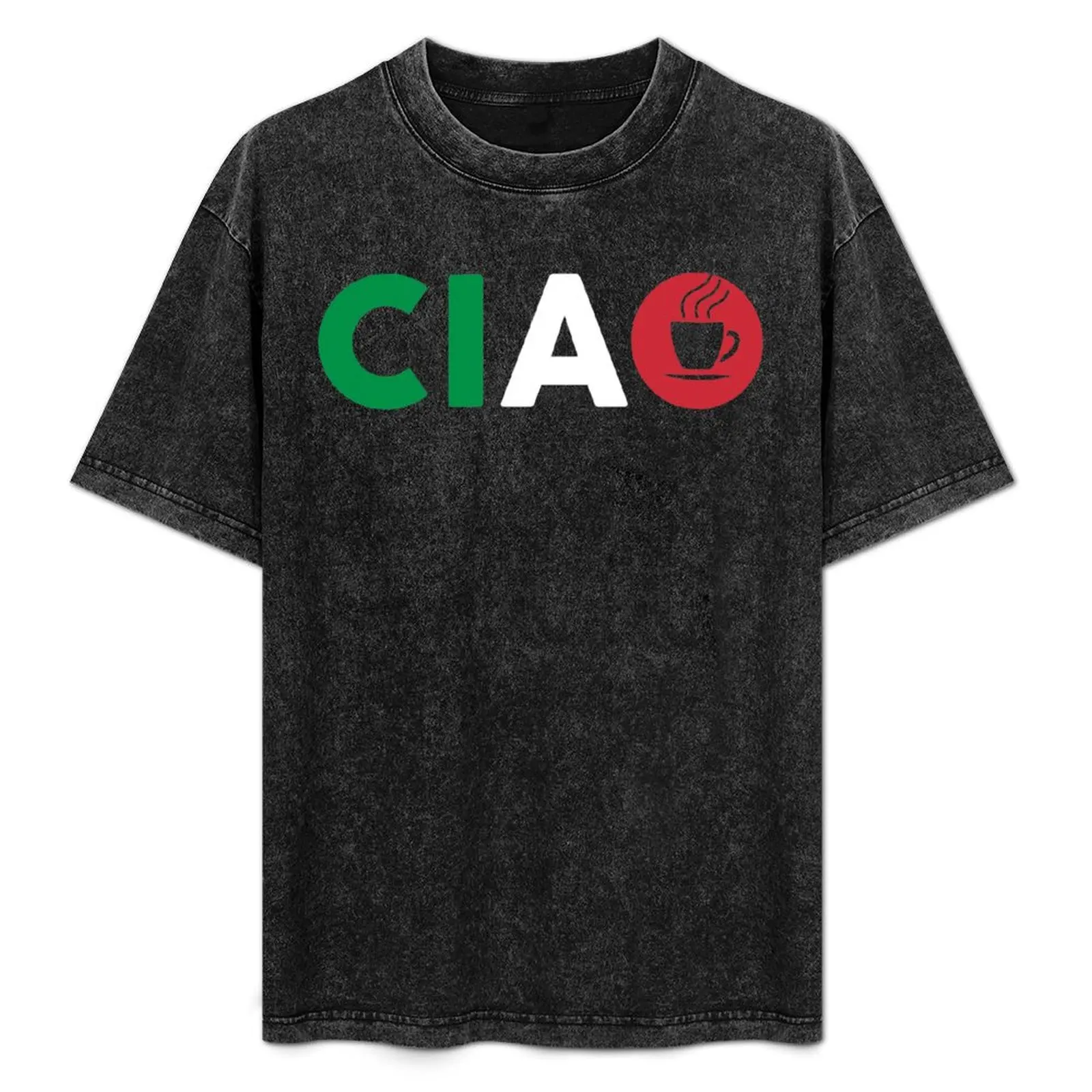 

Ciao Italian I Love Italy With Italia Espresso T-Shirt t shirt man casual t shirt man plain T-Shirt