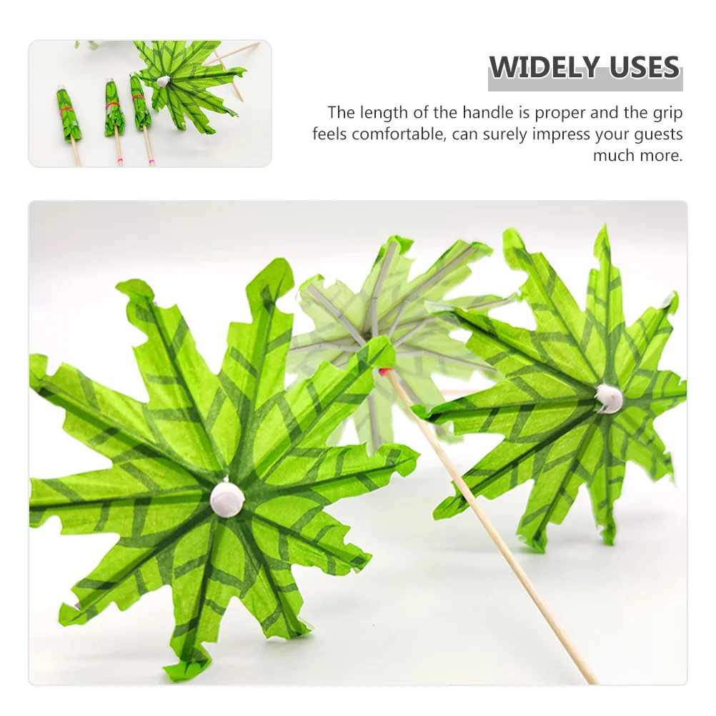 

50 pcs Accessories Tropical Party Martini Picks Hawaiian Party Supplies Wine Picks Portable Decor Kitchen Bar