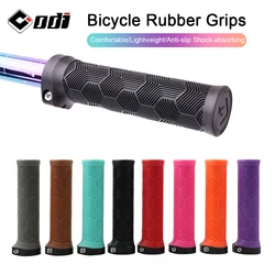 ODI RG66 MTB Grips Lock-on 22.2MM Rubber Handlebar Cover Comfortable Ultra-light Anti-slip Bicycle Parts for Travel/Folding Bike