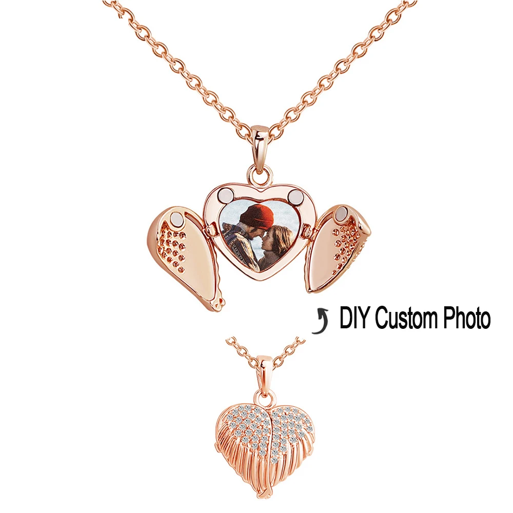

Персонализированное ожерелье-медальон на заказ, фото, текст, ожерелье в форме сердца, выгравированное имя, кулон в форме сердца из нержавеющей стали, ожерелье, ювелирные изделия