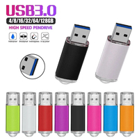Custom Logo Hot Sale Metal 3.0 USB Flash Drive 128GB Pen Drive 8GB 16GB 32GB 64GB USB Stick 3. 0 Flash Drive High Speed Pendrive