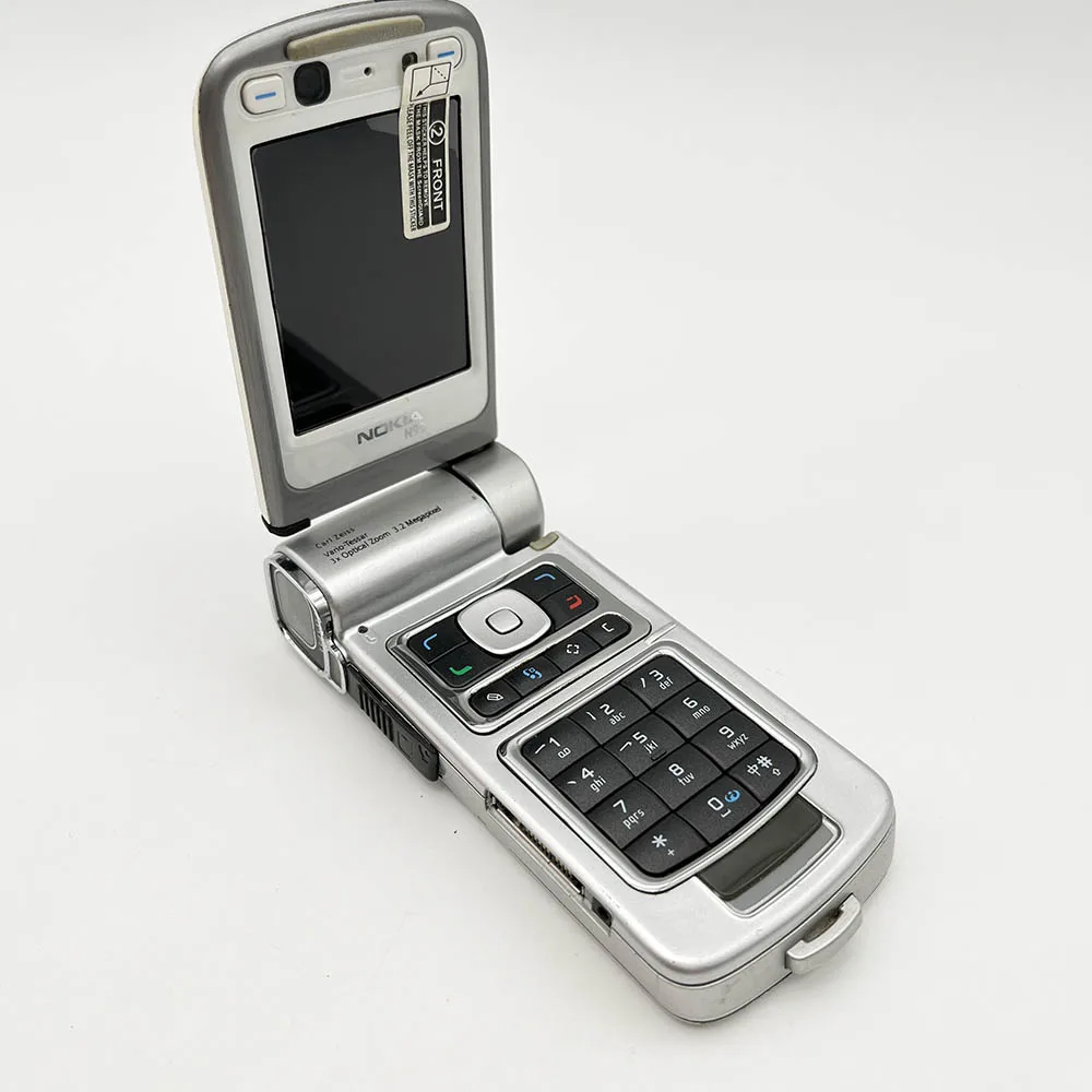 هاتف Nokia N93 الأصلي مصنوع في فنلندا يدعم اللغة الإنجليزية بحالة جيدة