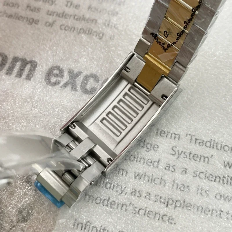 40mm prata ouro 20mm pulseira de aço inoxidável caixa de relógio para rolexs seiko japão nh35 nh36 nh34 nh38 nh70 movimento 28.5-30.5mm dial
