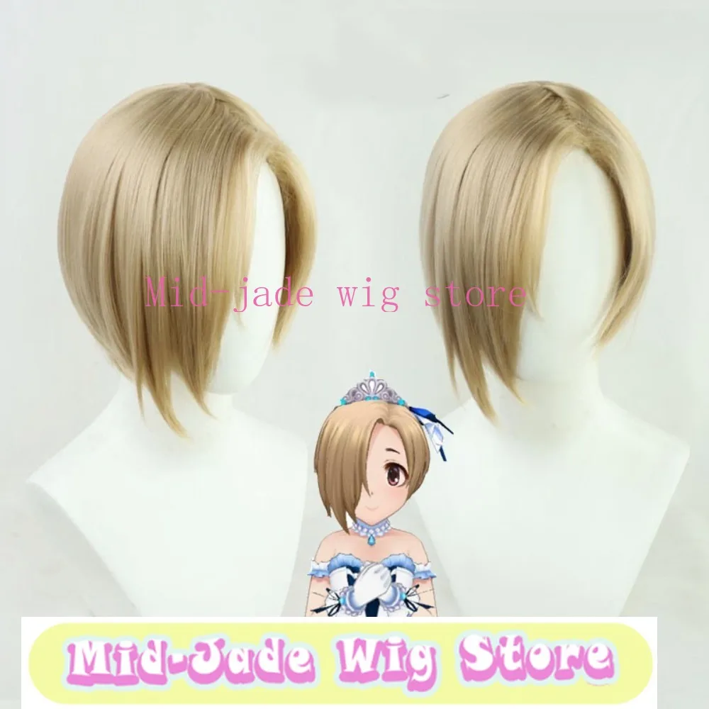 Shirasaka Koume Cosplay Wig Realistic Scalp Black Style Hairpiece for Stage Performance and Fan Photography Event