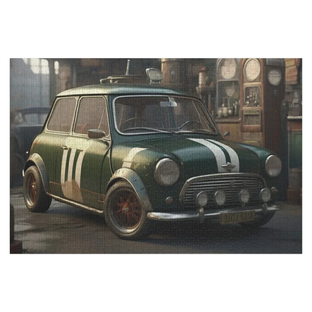 

British Racing Green Mini Jigsaw Puzzle Wooden Animal Custom Wood Puzzle