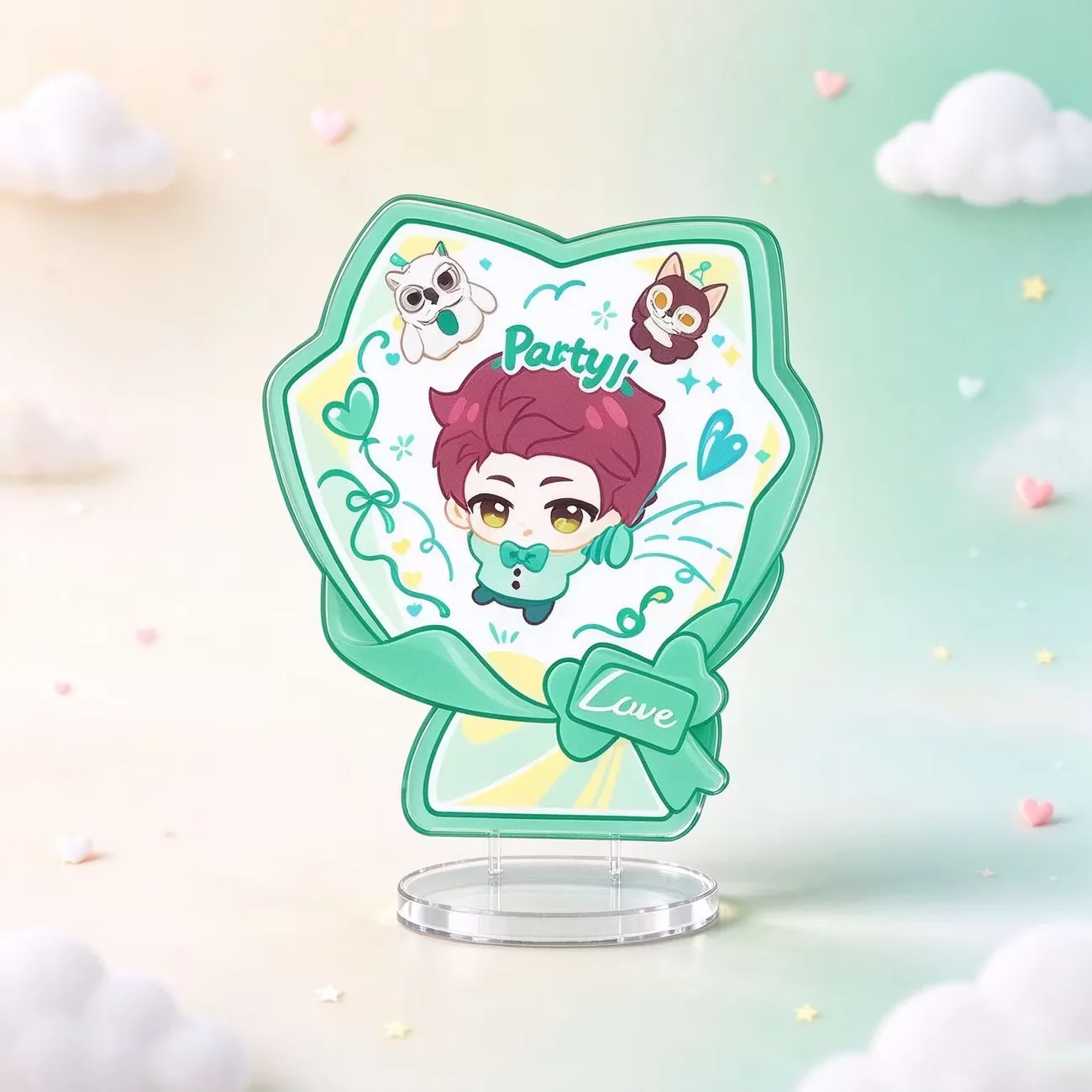 Love and Deep Space Caleb Sylus Rafayel Xavier Zayne Surrounding Cosplay Acrylic Plaque Cute Healing