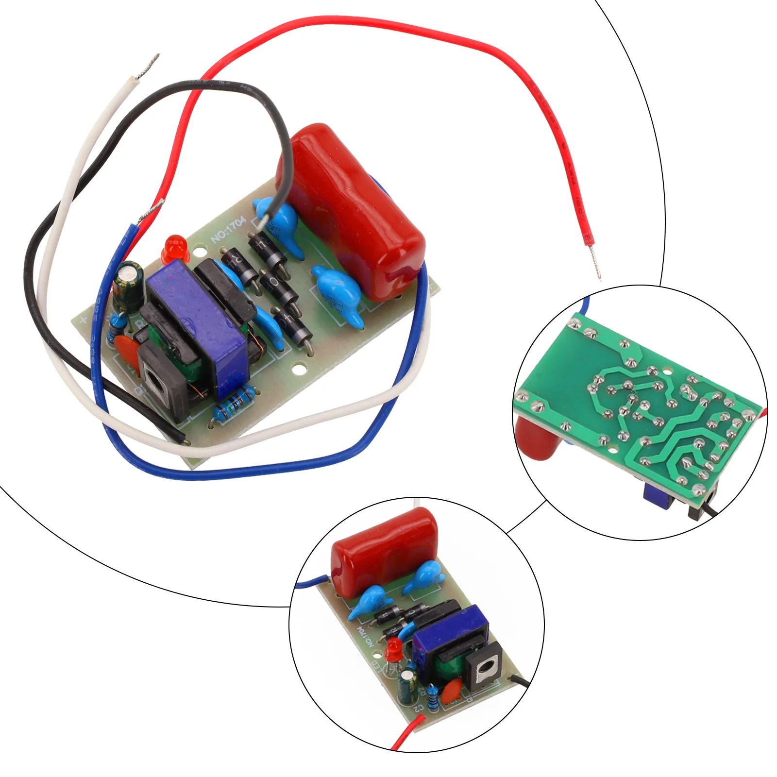 2000V Boost Power DC 3.7V Booster Module For Devices Integration Max Discharge Distance 1.5mm PCB Material High Pressure Caution