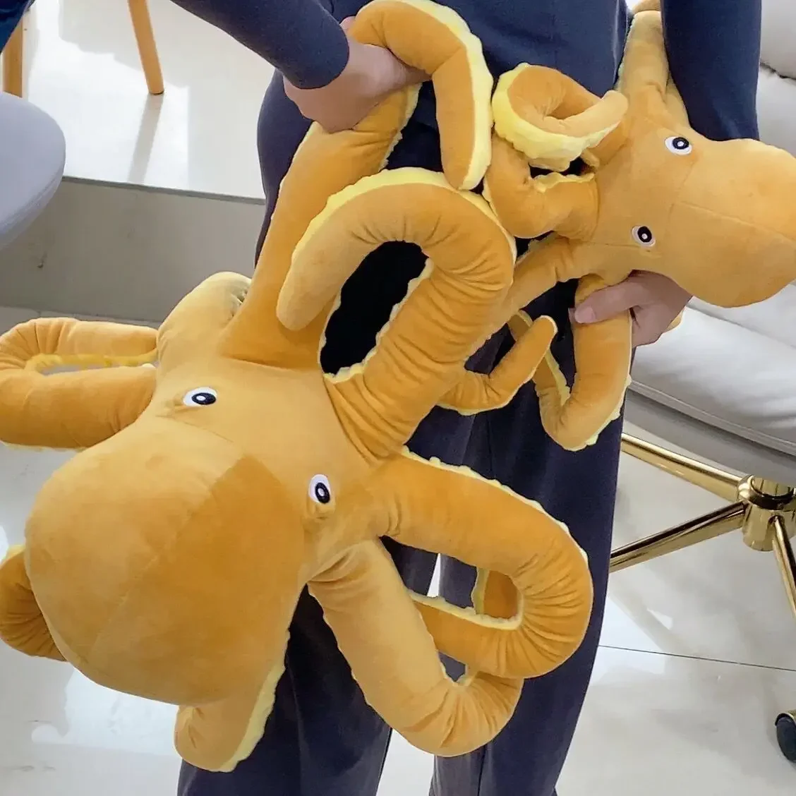 Dog Toys Simulated Octopus Doll Funny Creative Large Soft Octopus Marine Animal Plush Toy for Puppy Pet Special-shaped Pillow