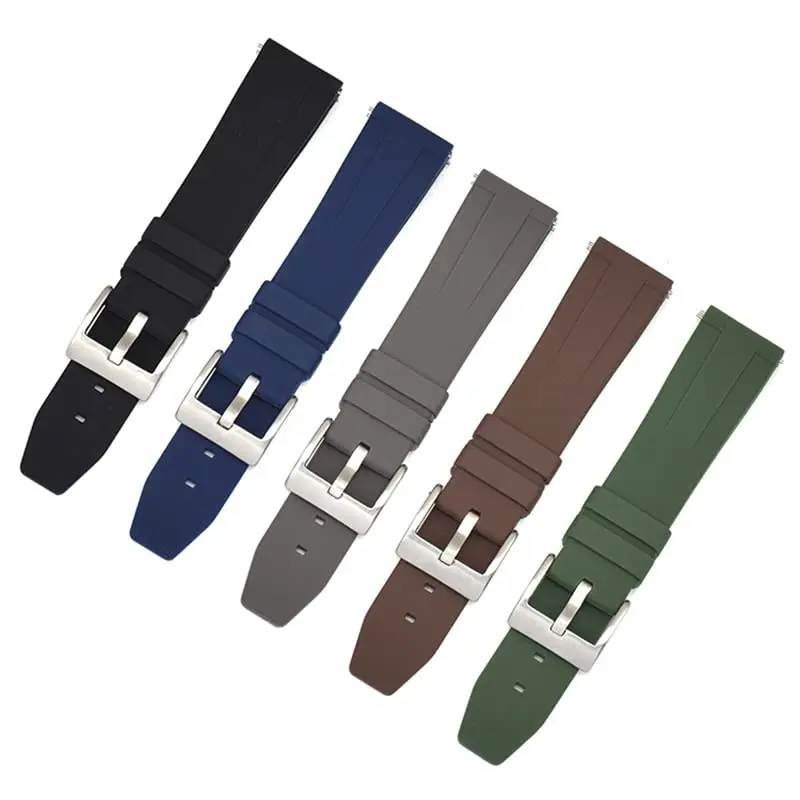20mm 22mm Watch Strap for Omega X Swatch MoonSwatch SpeedMaster Silicone Watch Band for Rolex Submariner for Seiko SKX Bracelets view 6