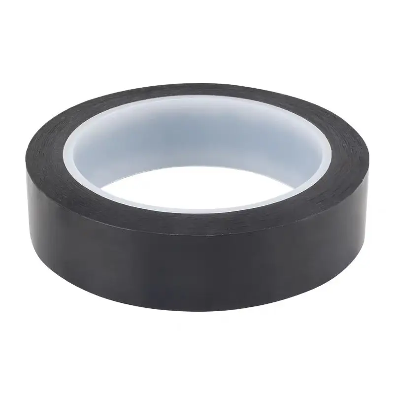 1 لفة شريط تعتيم أسود عازل الجهد مقاوم ماتي التظليل ارتفاع درجة الحرارة مقاومة بوليميد لاصق