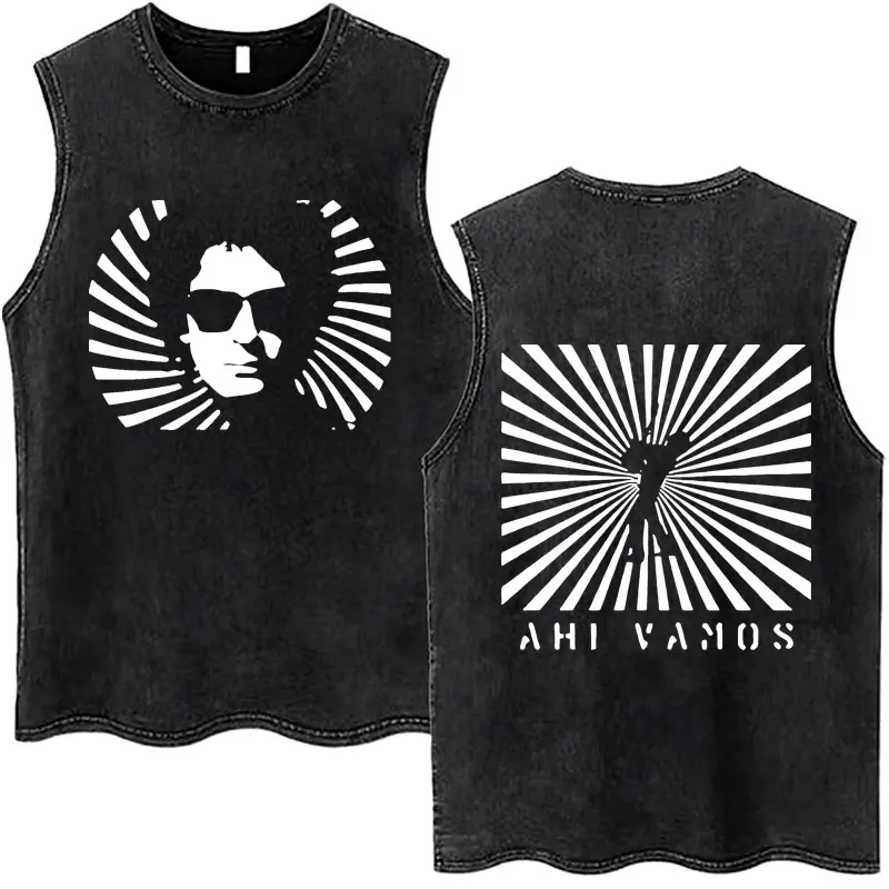 

NATOS WAOR Tour Tank Tops Mens Pop Vintage Hip Hop Sleeveless Tee Aesthetic Oversized Washed Cozy Casual High Quality Streetwear