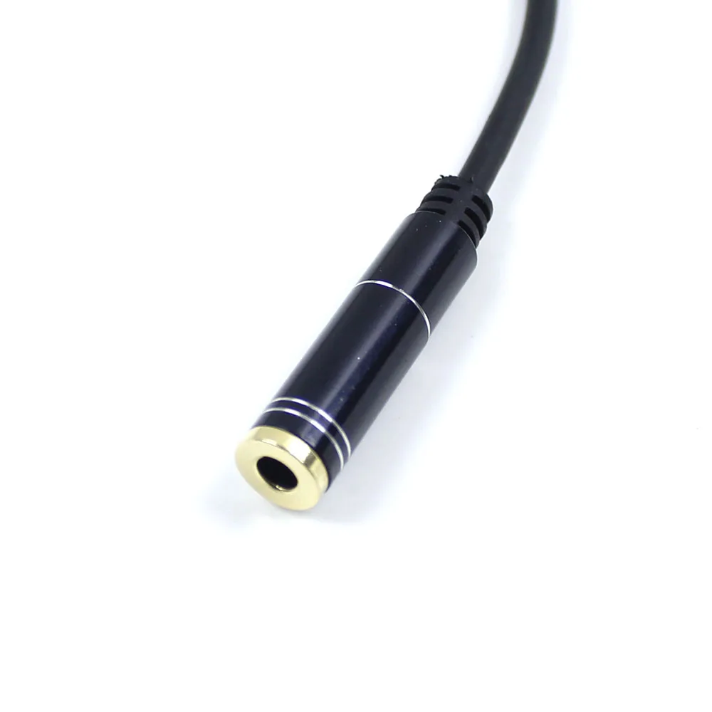 1 szt. Kabel Aux przedłużacz słuchawek 3,5 mm Jack żeński na żeński do komputera kabel audio 3.5 przedłużacz słuchawek