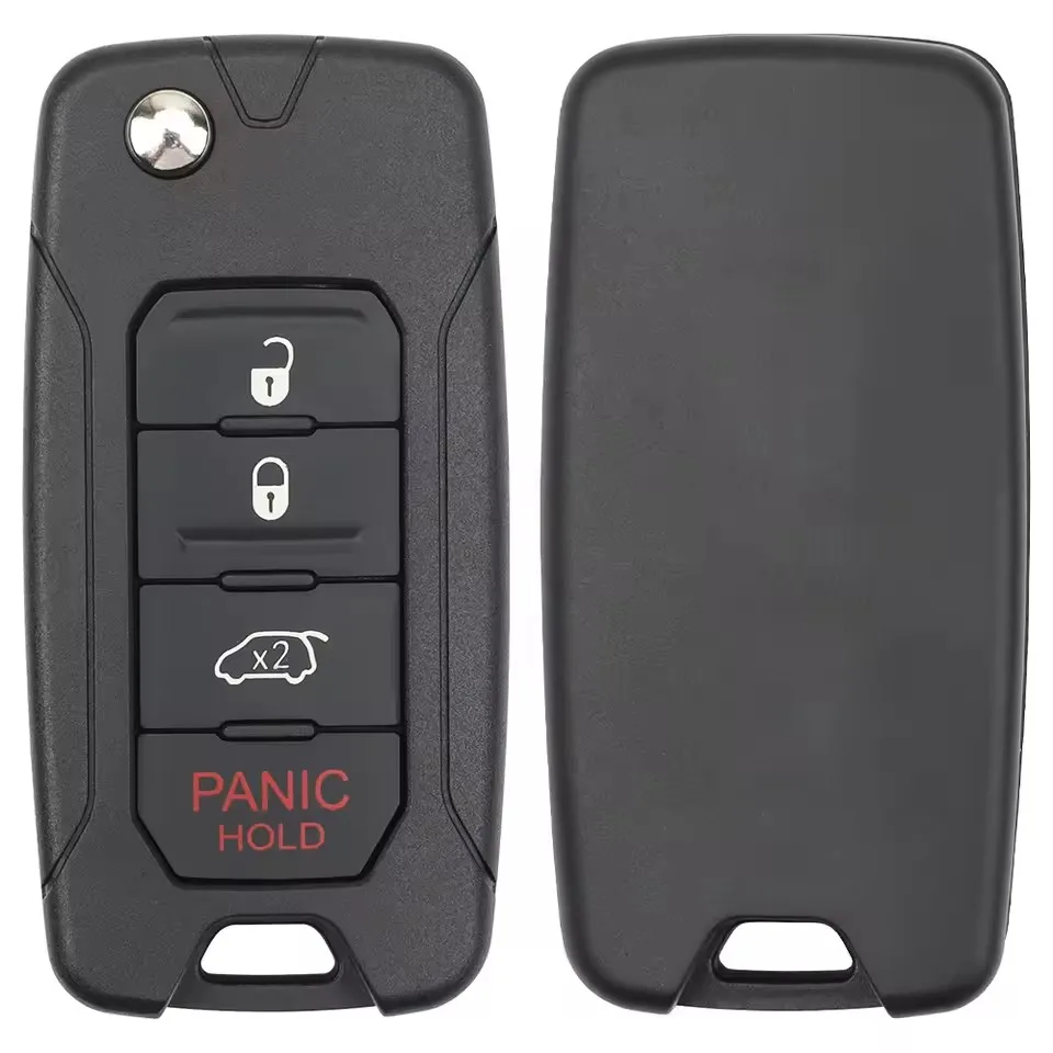 FF Folding Remote Car Key 4A MQB48 Chip 433MHz For Jeep Renegade 2016 2017 2018 FCCID:2ADFTFI5AM433TX P/N:FI5-AM433TX Flip Key - view 5