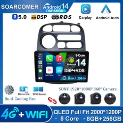 Android 14 Auto Radio lettore Video multimediale per JAC Refine 2012-2015 per Hyundai H-1 Starex 1997-2007 navigazione Gps Carplay