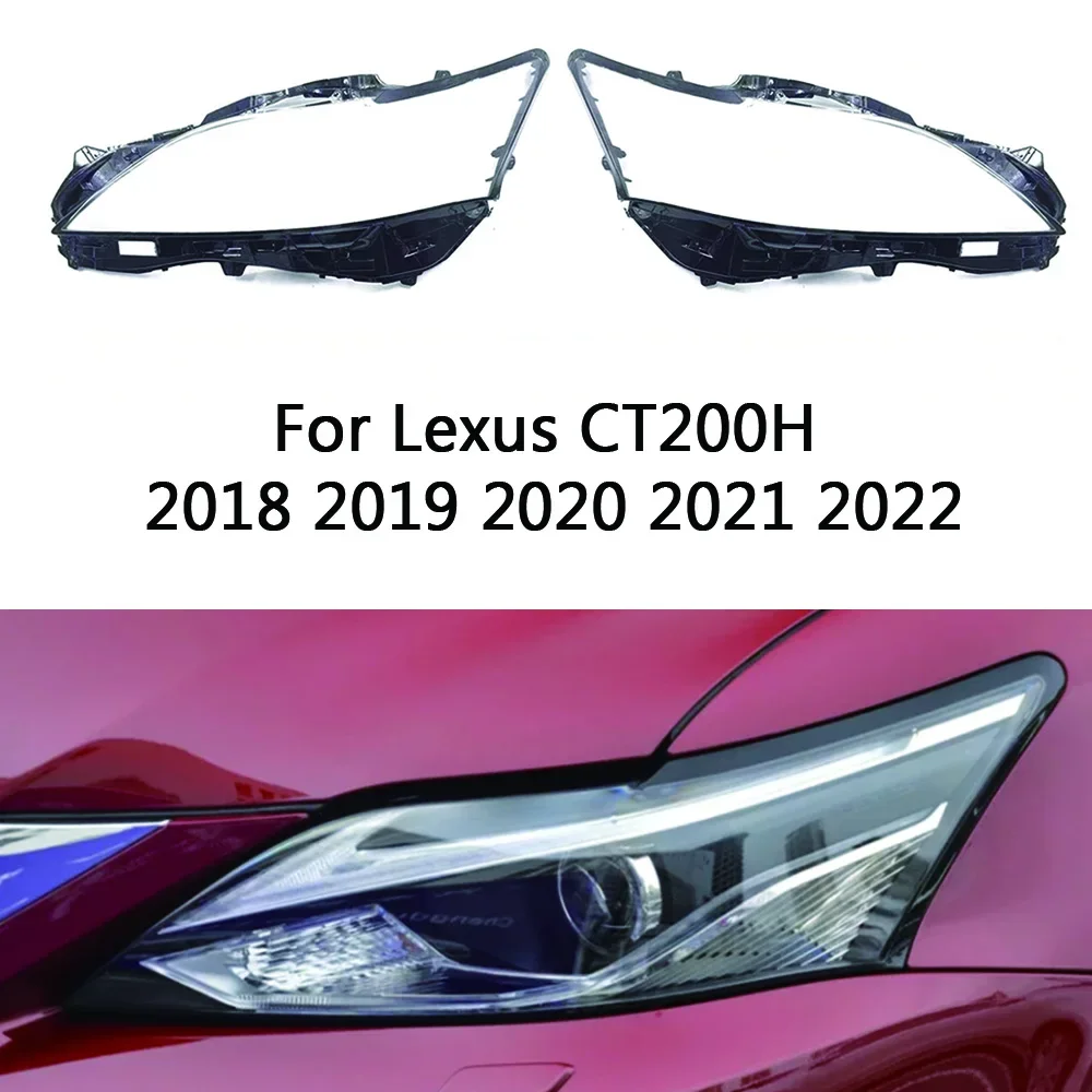 

For Lexus CT200H 2018 2019 2020 2021 2022 Car Headlight Shell Headlight cover Headlamp Lens Headlight Glass Auto Shell Cove