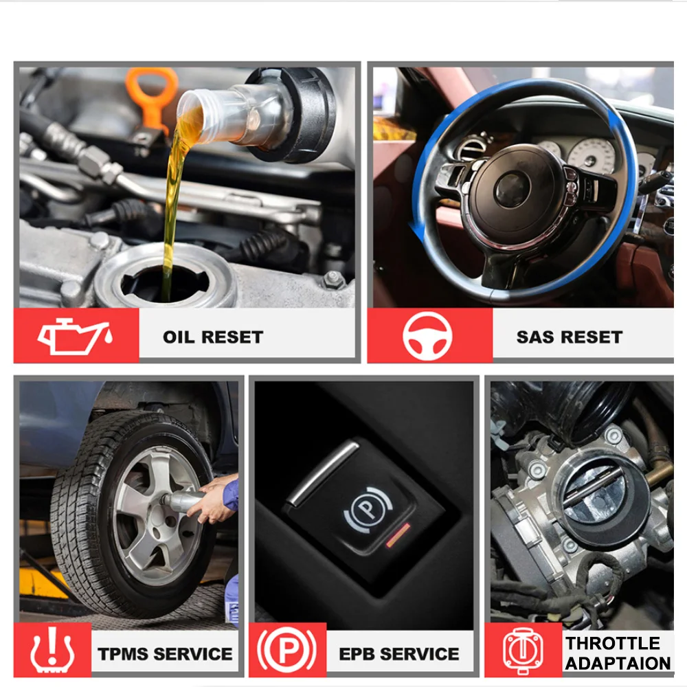 KONNWEi Car Full System Fault Scanner Exclusively for Resetting Volkswagen Audi Maintenance Lights Car OBD Fault Diagnostic Tool view 6